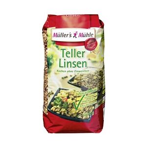 Müller's Mühle Müller ́s Mühle Teller Linsen Erlesene Qualität (1 kg)