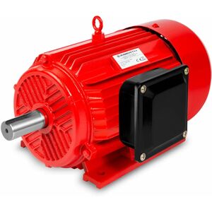 EBERTH 400V Elektromotor mit 5,5 kW Leistung, Drehstrommotor aus Aluminium, 3-Phasen, Drehzahl 2900 U/min., Stromstärke 11 A, Leistungsfaktor 0,95,