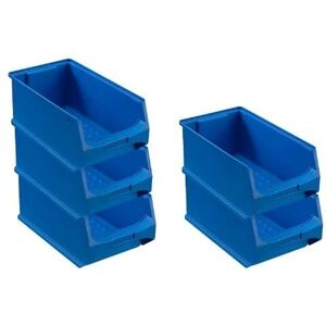 PROREGAL - AUFBEWAHRUNG FÜR PROFIS Proregal-aufbewahrung Für Profis - SparSet 5x Blaue Sichtlagerbox 4.0 HxBxT 15x20x35cm 7,2 Liter Sichtlagerbehälter, Sichtlagerkasten,