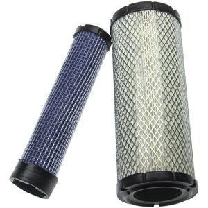 Filterset kompatibel mit Case 31, 35, D25, D33, D35, D40, D45, DX25, DX26, DX29 Baumaschine Motor - 1x Innenfilter, 1x Außenfilter - Vhbw
