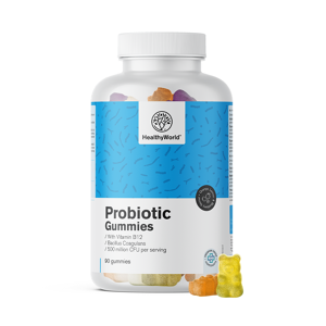 HealthyWorld Probiotic – Gummis mit mikrobiellen Kulturen, 90 Gummibonbons