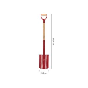 Fiskars Spade, Afrundet Classic L Skaft   19,5x8x122cm