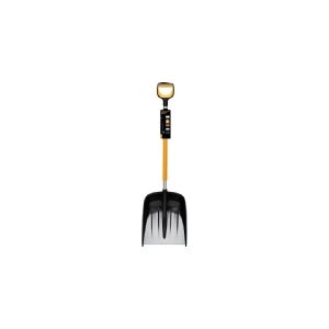 Fiskars 1057177, Sneskovl, Metal, Sort, Orange, Ergonomisk, 36,2 cm, 1,4 kg