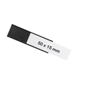 magnetoplan Perfil en U magnetoflex®, UE 30 unid., H x A 15 x 50 mm, negro