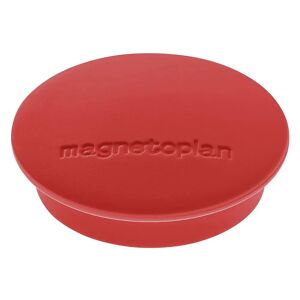 magnetoplan Imán DISCOFIX JUNIOR, Ø 34 mm, UE 60 unid., rojo