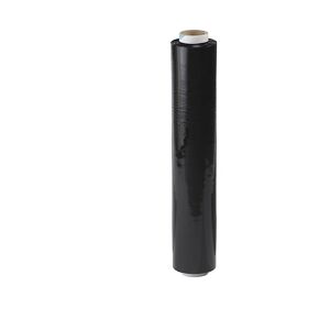 kaiserkraft Lámina de PE para estiramiento manual, UE 6 rollos, anchura 500 mm, grosor de lámina 17 µm, negra