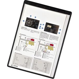 Tarifold Marco transparente DIN A4, para superficies metálicas, UE 5 unid.