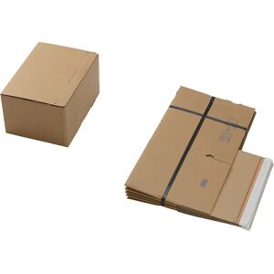 kaiserkraft Cajas para envíos, con fondo preparado para montaje rápido y cierre autoadhesivo, dimensiones interiores L x A x H 310 x 230 x 160 mm, UE 100 unid.