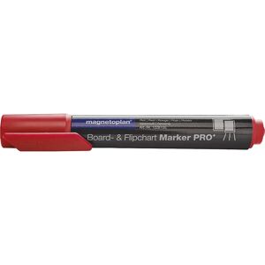 magnetoplan Rotulador para paneles y flip-charts PRO+, grosor de trazo 1,5 - 3 mm, UE 24 unid., rojo