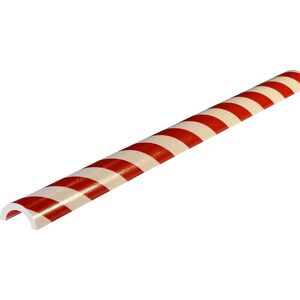 SHG Protección de tubos Knuffi®, tipo R50, pieza de 1 m, en rojo y blanco