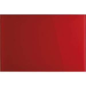 magnetoplan Panel de cristal de diseño, magnético, A x H 600 x 400 mm, color rojo intenso