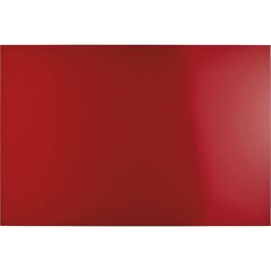 magnetoplan Panel de cristal de diseño, magnético, A x H 1500 x 1000 mm, color rojo intenso
