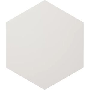 Chameleon Panel rotulable de diseño, chapa de acero esmaltada, hexagonal, Ø 1180 mm, blanco