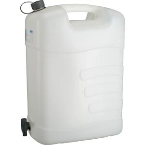 PRESSOL Bidón de agua con grifo de descarga, 35 litros, UE 5 unid., L x A x H 415 x 248 x 537 mm