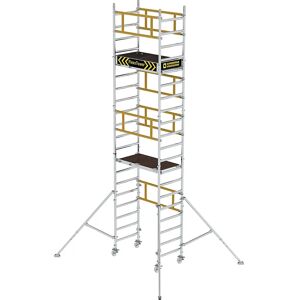 MUNK Andamio unipersonal FLEXXTOWER, altura de trabajo 6 m, plataforma L x A 1,20 x 0,60 m