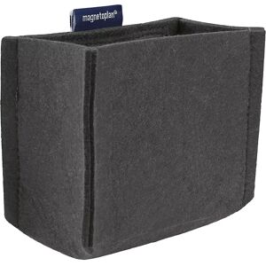 magnetoplan Portabolígrafos magnetoTray, MEDIANO, H x A x P 100 x 130 x 60 mm, gris