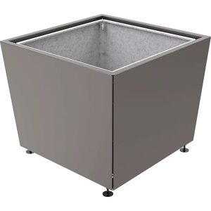 PROCITY Jardinera OLBIA, H x A x P 975 x 1170 x 1170 mm, gris