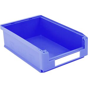 BITO Caja visualizable, L x A x H 500 x 313 x 145 mm, UE 8 unid., azul