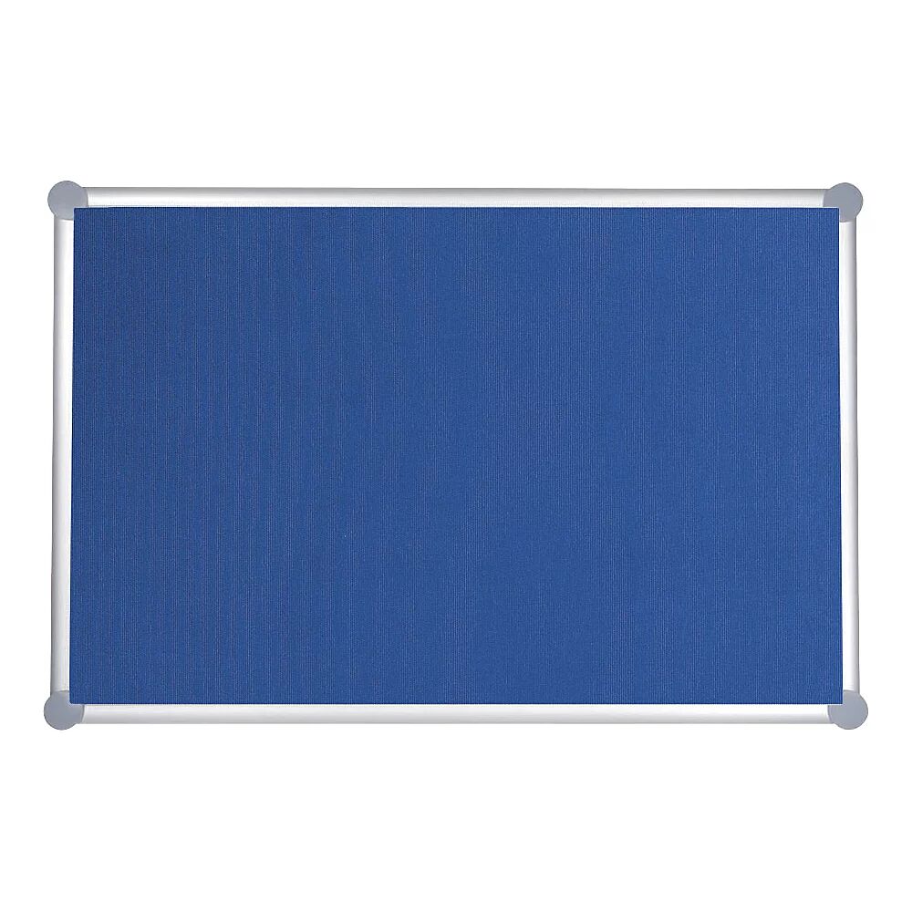 MAUL Tablón informativo para alfileres, tapizado de tela azul, A x H 1500 x 1000 mm