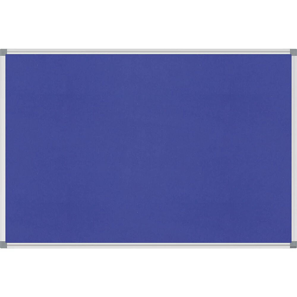MAUL Panel para alfileres STANDARD, cubierta de fieltro, azul, A x H 900 x 600 mm