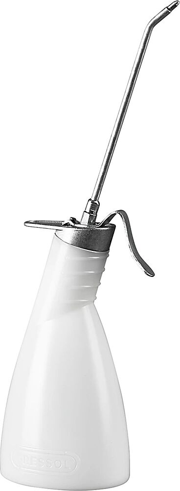 PRESSOL Aceitera de taller, PE blanco, 300 ml, UE 6 unid., tubo de rociado de 165 mm, a partir de 5 UE