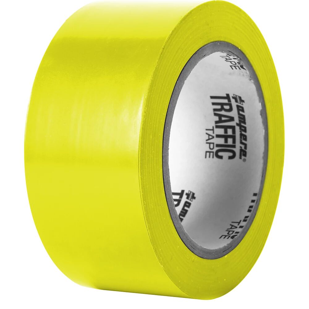 Ampere Cinta para marcar suelos, anchura 50 mm, amarillo