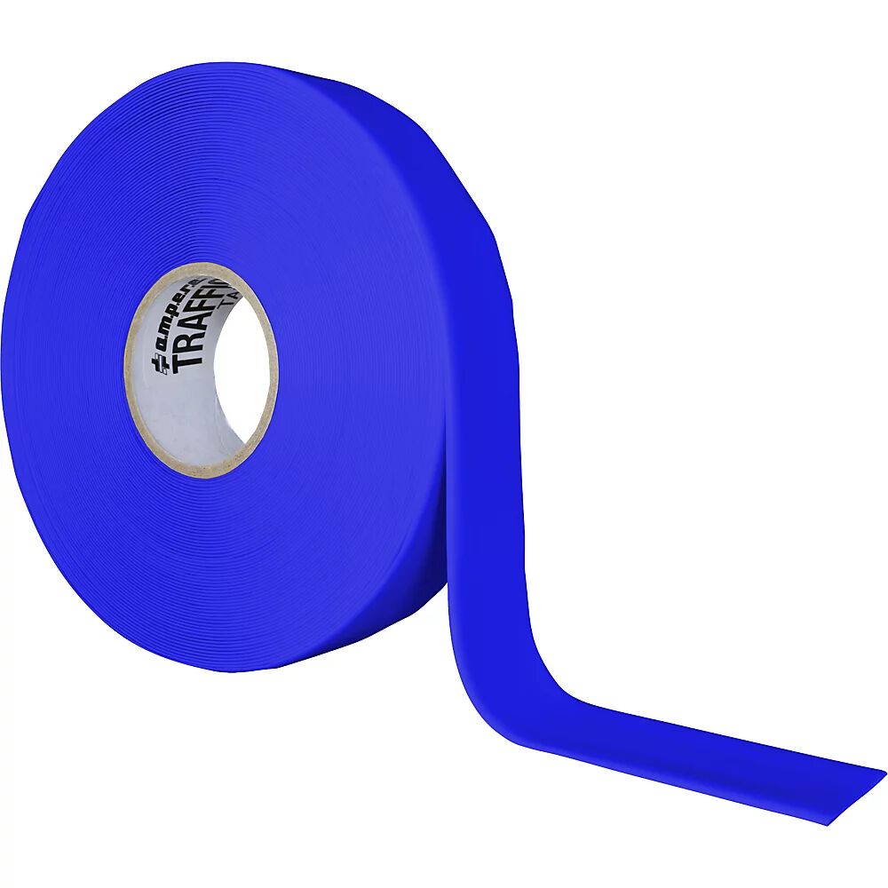 Ampere Cinta para marcar suelos, extra-fuerte, anchura 50 mm, azul