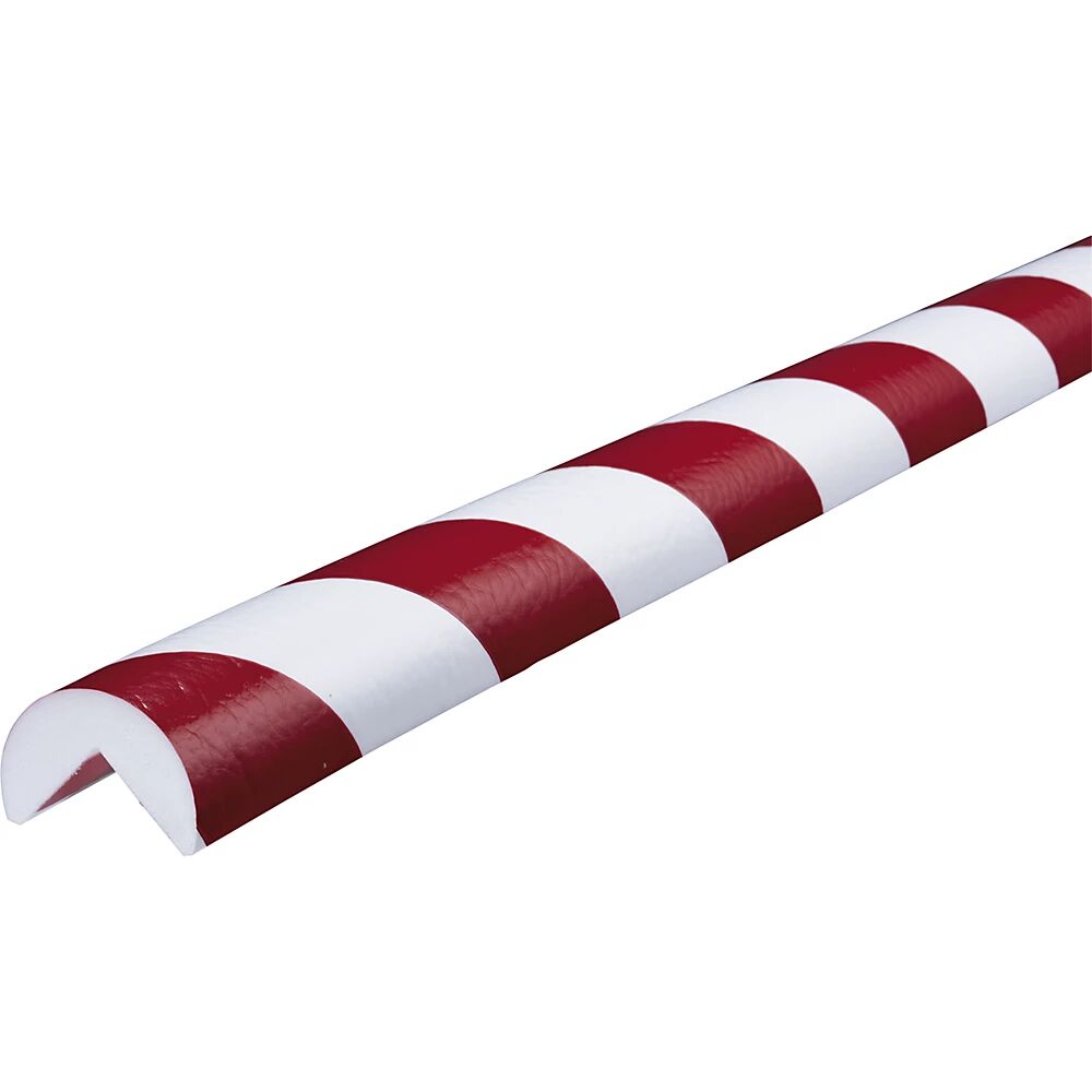 SHG Protección de esquinas Knuffi®, tipo A, 1 rollo de 50 m, rojo y blanco