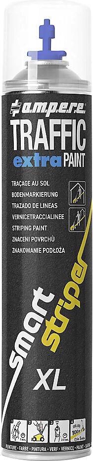 Ampere Pintura de señalización Traffic extra Paint® XL, contenido 750 ml, UE 6 botes, azul