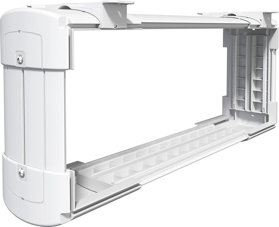 Dataflex Soporte para CPU KATAME, modelo grande, para ordenadores de escritorio y estaciones de trabajo, blanco