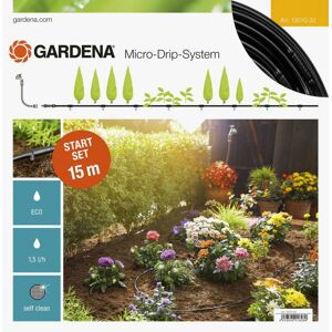 GARDENA 13010 32 Kit de demarrage Micro Drip System Rangees de plantes S Conduite goutte a goutte au dessus du sol