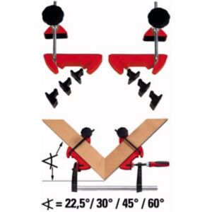 Bessey MCX "MCX" Mitre Clamping System, Red/Black - Publicité