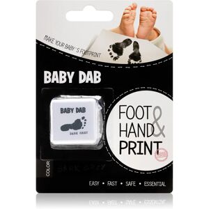 Baby Dab Foot & Hand Print Grey peinture pour empreintes d’enfants