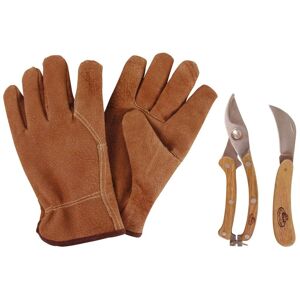 Esschert Design Set d'outils pour tailler avec gant en cuir - Publicité
