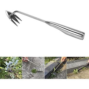 TASHELLS Acier Inoxydable Desherbeur Manuel, 34.5cm, Rateau Desherbage,DéSherbeurs Manuels,Outillage De Jardin, Uutils Jardinage - Publicité