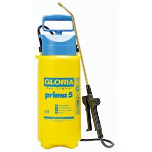 gloria Prima 5, Pulvérisateur à pression de 5L, avec lance en laiton, buse à cône creux réglable en laiton, idéal pour le traitement et la protection des plantes dans le jardin - Publicité