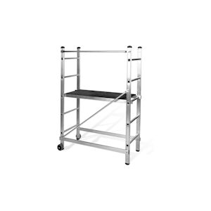 Vito echafaudage Aluminium Multi usages Hauteur de travail 3 m Plateau 110 x 40 cm SECURITY