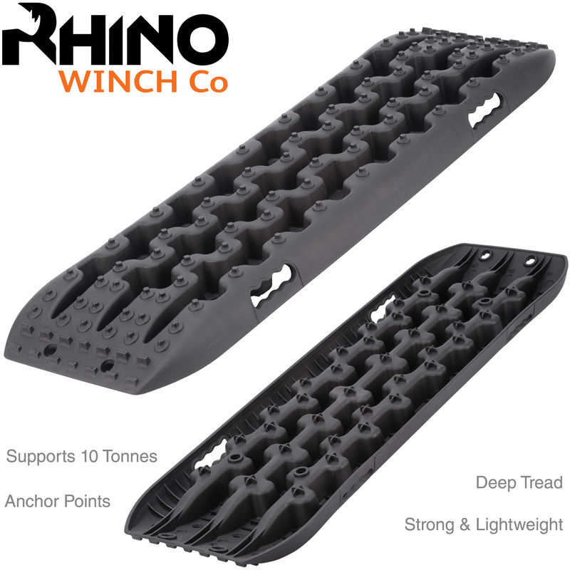 Rhino Winch Rhino - 4 x 4 Pistes de Restauration 10T Off Road Traction Bridging Planches