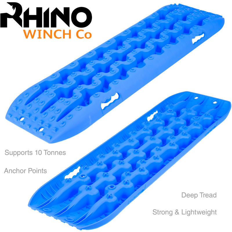 Rhino Winch Rhino - 4 x 4 Pistes de Restauration 10T Off Road Traction Bridging Planches