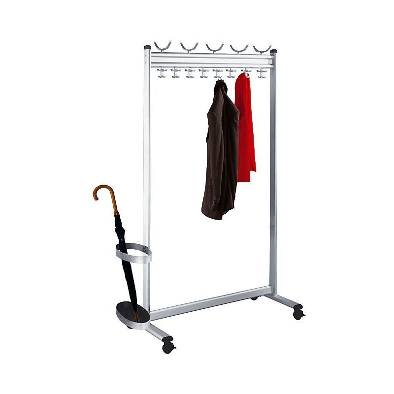 KERKMANN Vestiaire, h x p 1700 x 400 mm - avec porte-parapluies - largeur 1170 mm - Col.