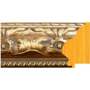 Leroy Merlin Asta per cornice Zara in legno rilievo oro 7.9 cm