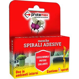 Tecnomat SPIRALI ADESIVE PROTEMAX PER MOSCHE PRONTE ALL'USO 3 PEZZI