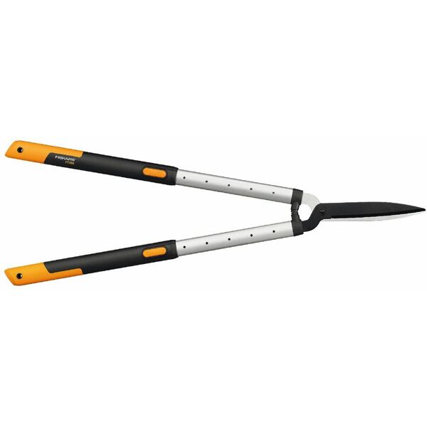 fiskars 1013565 cesoie telescopiche per siepi e cespugli rivestimento lame in ptfe impugnatura ergonomica lunghezza 67,5/92,5 cm - 1013565 smartfiths86