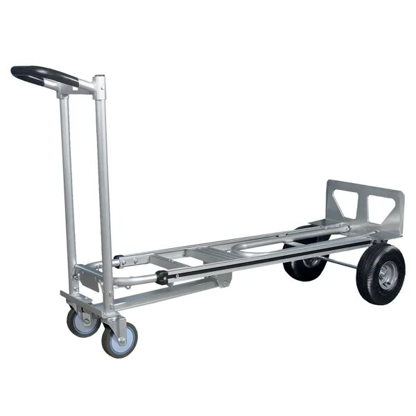 remco carrello multiposizione in alluminio portata 450 kg 135x46x53 cm