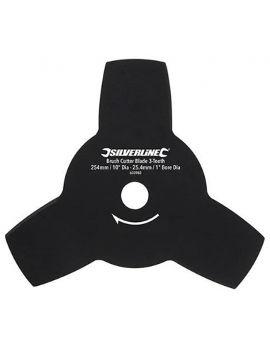 Silverline Lama A 3 Denti Per Decespugliatori Diametro 254 Mm