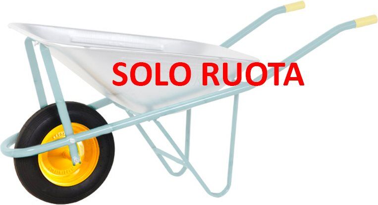 bragagnolo 9rut00p Ruota Con Disco In Acciaio Per Carriola Eurostark - 9rut00p