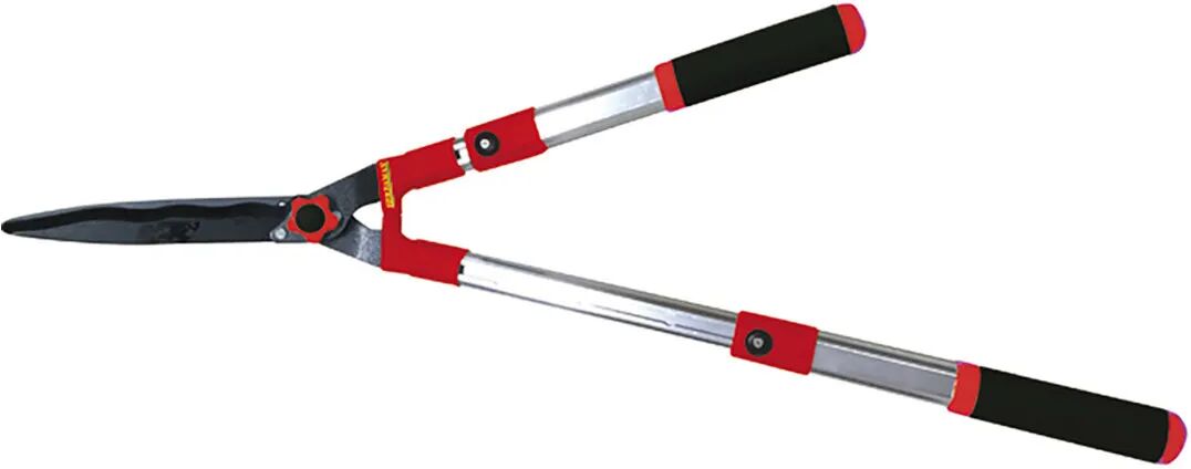 Tecnomat CESOIA PER SIEPI HERBAMAX LAME 23 cm LUNGHEZZA 66-84 cm MANICI ESTENSIBILI IN ALLUMINIO