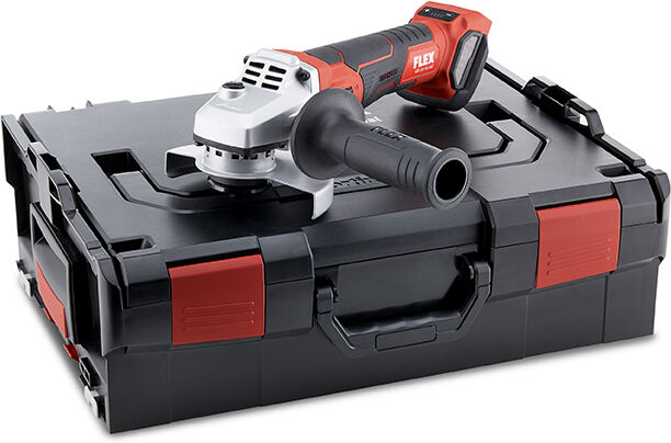 Flex-tools LBE 125 18.0-EC Accu haakse slijpmachine 125mm met rem en toerentalregeling 18V excl. accu's en lader in L-Boxx