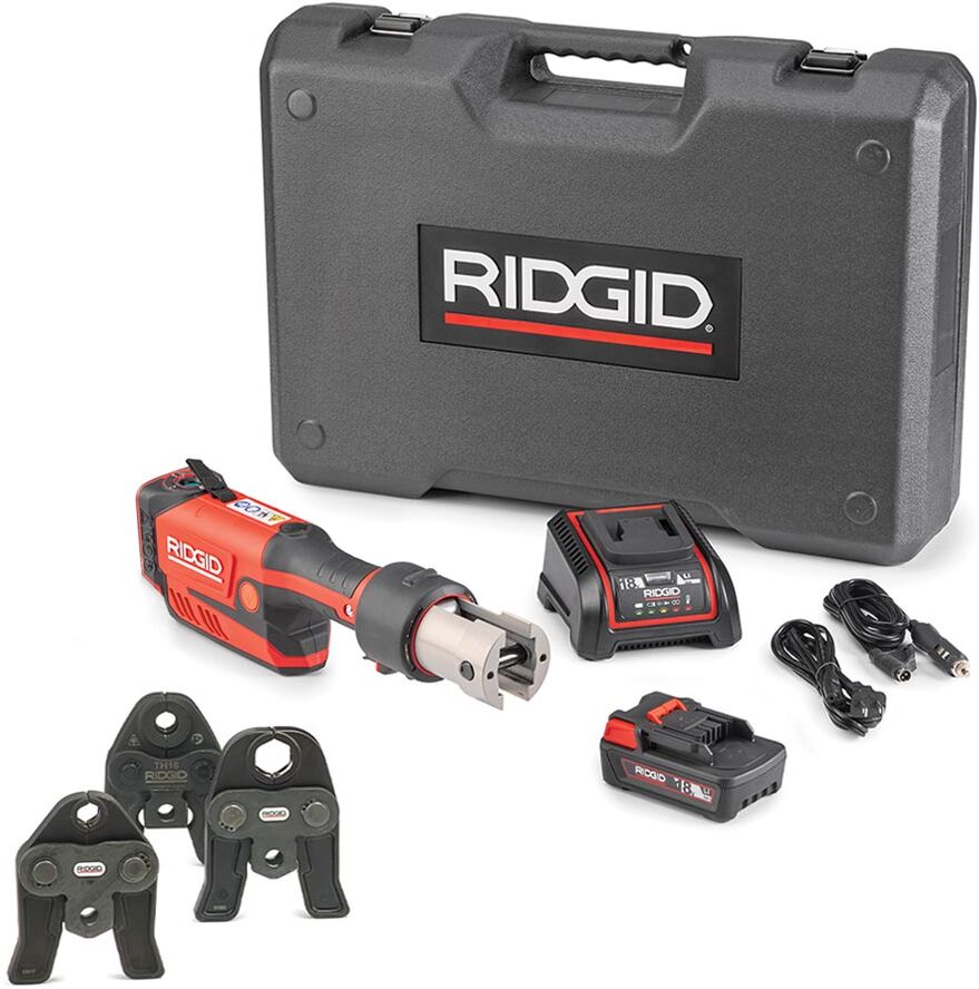 Ridgid RP351-B Kit Standaard 12 - 108 mm basis set Perstang 18V 2.5Ah Li-Ion + bek V 15-18-22