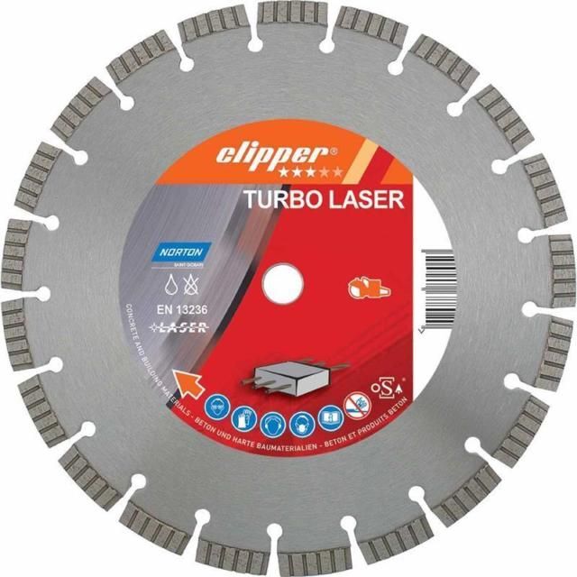 Clipper Classic Turbo Laser Diamant zaagblad 350 x 25,4 mm